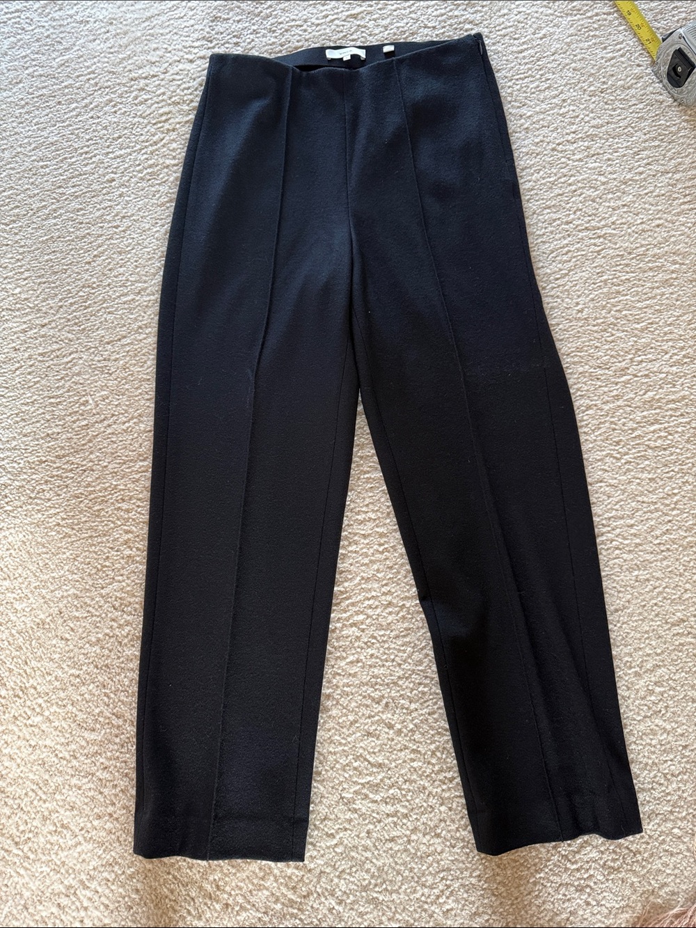 Vince Classic Black Women's Straight-Leg Dress Pants